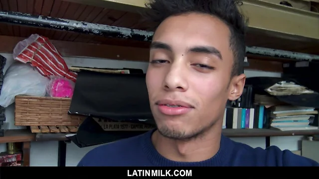 Latinmilk - Latin Boy with Braces take messy facial