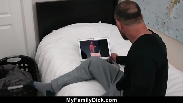 BEAR OLD MAN FUCKS  IN HIS BEDROOM