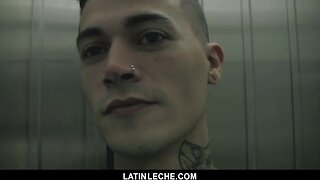 LatinLeche - Sexy latino cocksucker gets hammered by stranger