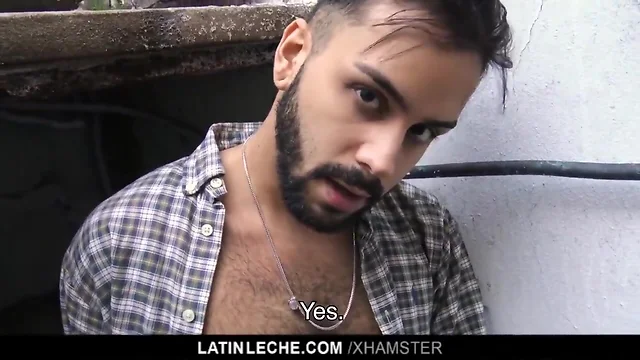 LatinLeche - Bearded Latino Guy Used On Camera