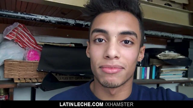 LatinLeche - Latino Teenager with Braces take messy facial