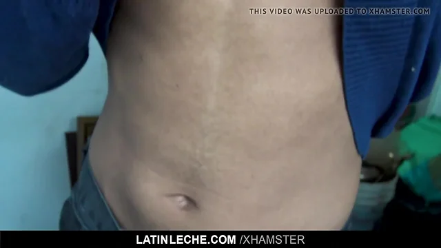 LatinLeche - Latino Teenager with Braces take messy facial