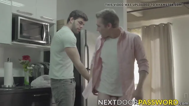 Teen man got his butt pounded by a tall jock hard and deep