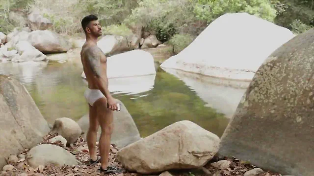 Muscle Hunks Get Hot & Heavy Outdoors: Gay Porn Video