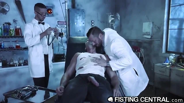 Old Man Doctor & His Massive Penis Monster Fuck Nerdy Assistant
