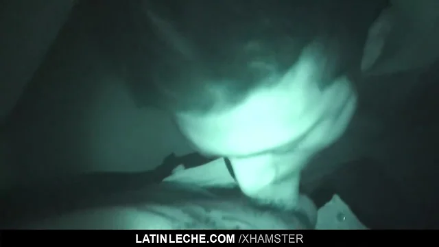 LatinLeche - Straight Guy Blowing My Cock In Night Vision