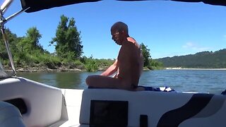 Jerking on the boat