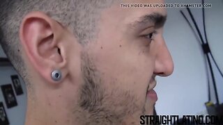 Teenage latin explores his sexuality with a condomless fuck