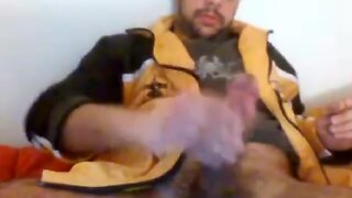 Sexy Str8 Danish Monstercock goes up on a paper towel #27