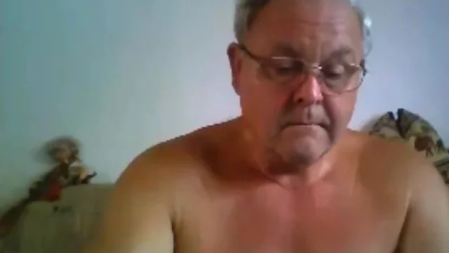 Intimate Look at Hot Daddy`s Solo Masturbation