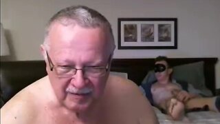daddy and younger on webcam