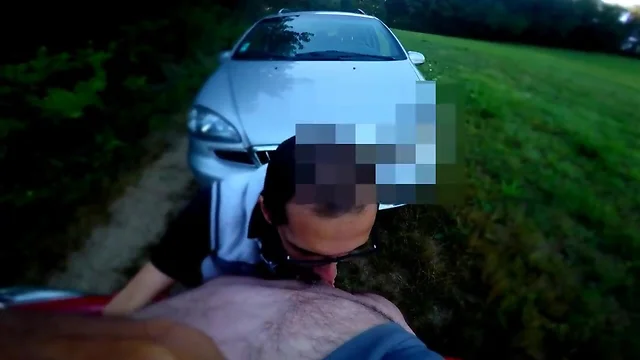 Outdoor Blowjob by Hot Amateur Hunk: You Won`t Forget This!