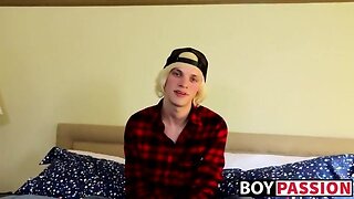 Boy blondie kayden shares his solo adventure with everyone