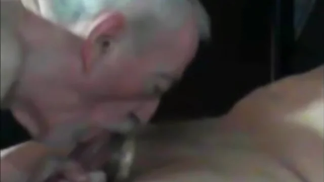 Old Man suck on webcam
