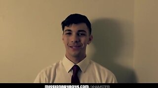 Mormonboyz - hot priest and a missionary teenager anally fuck