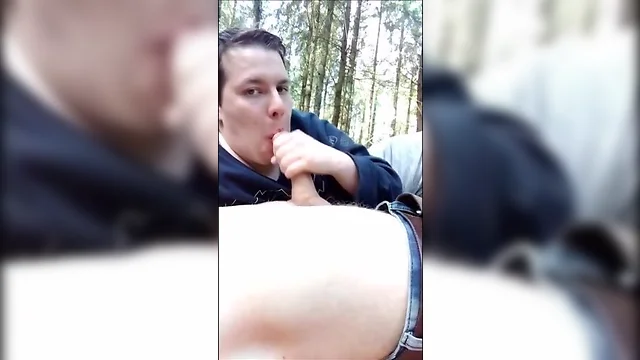 HD Outdoor Anal Blowjob: Skinny Amateur Girls Getting Fucked in the Woods