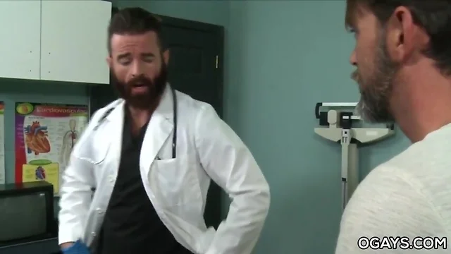 Dr. Brendan Patrick Examines Joe Parker`s Aching Testicle - Men Over HD Videos