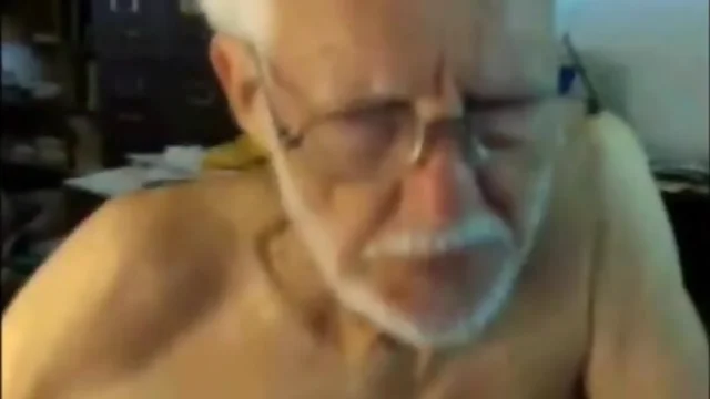 80 year old senior man