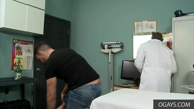 A doctor's appointment turning to an anal bbc romp