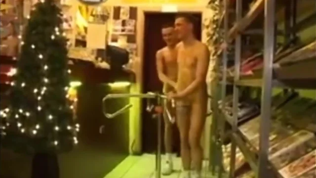 Enormous dick group of hunks suck and bb fuck in sex shop