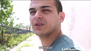 Hot straight latino jock paid cash to fuck gay pov