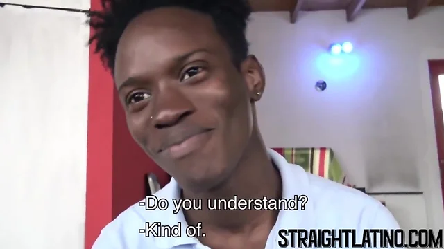 Jamaican lad sucking prick before barebacking homo with bbc