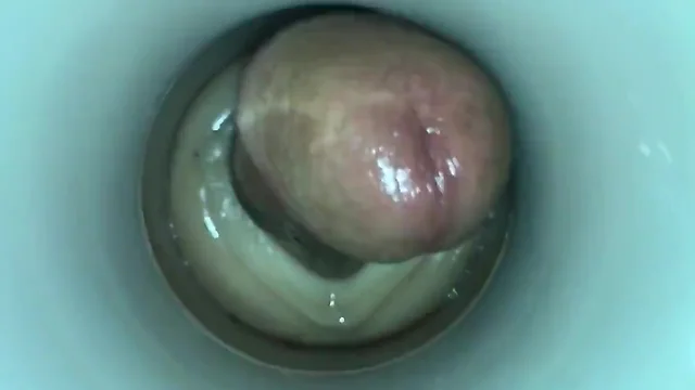 Artificial insemination by jizz cam man