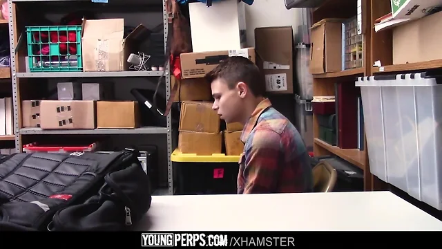 Youngperps-teenager shoplifter teenager barebacked by security guard