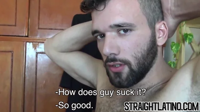 Bearded guy has his first without condoms sex experience and loves it