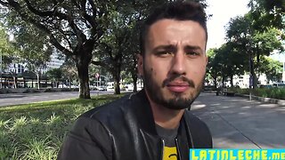 Brazilian straight guy goes gay for pay