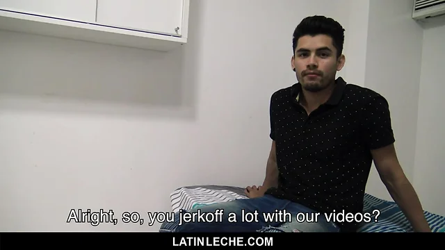Fit latin gets barebacked and orgasms
