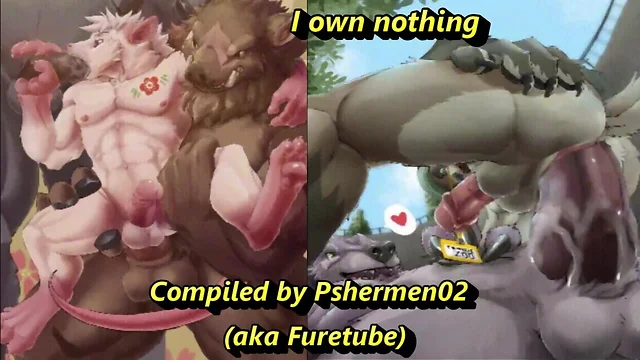 Gay animated furry porn collection: stay at home and fap edition