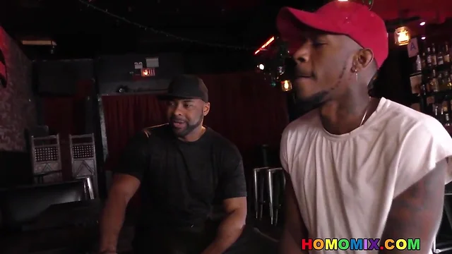 Gay nightclub owner takes two man-sized chubby cocks