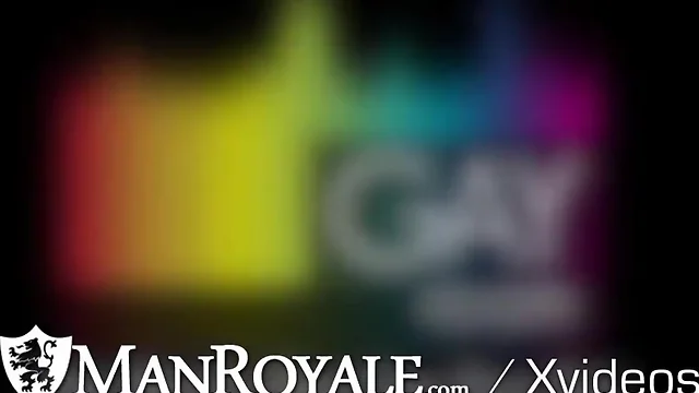 Manroyale gay pride toy loosens tight butt