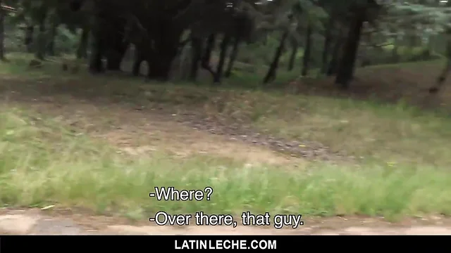 Latinleche attractive latin gets his ass pummeled at a nature reserve