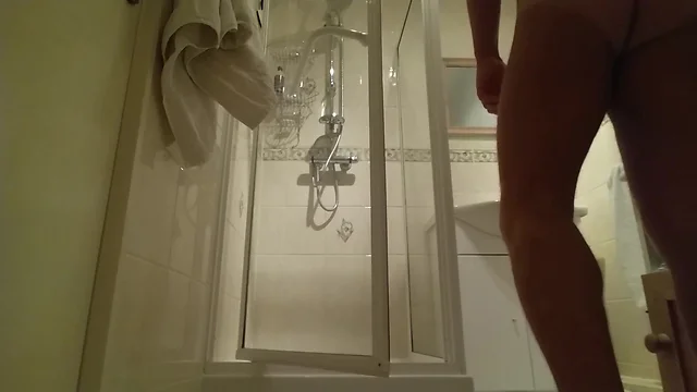 Sexy shower slut lad