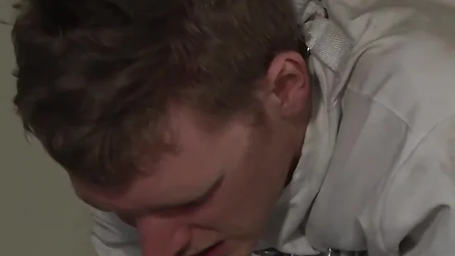 Teen sub is about to cry as his master fucks him hard