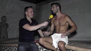 Andy Star & PapoMix`s Sauna Anal Fucking: Sao Paulo`s Hot Amateur Gay Porn