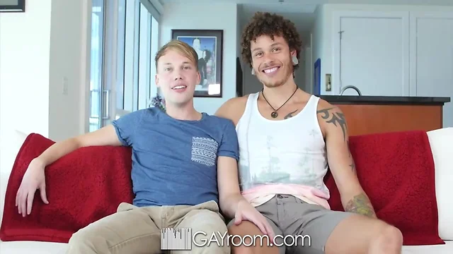 Gayroom interracial fuck with parker michaels and jay fine