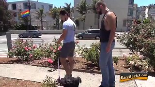 Gay dude eating butt-hole