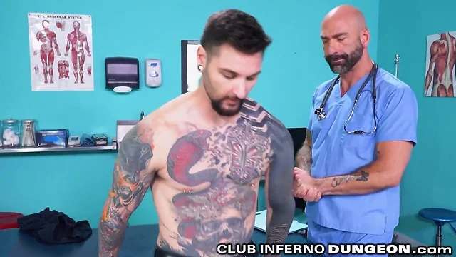 Fistinginferno mature nurse checks appealing patient's rectal temperature