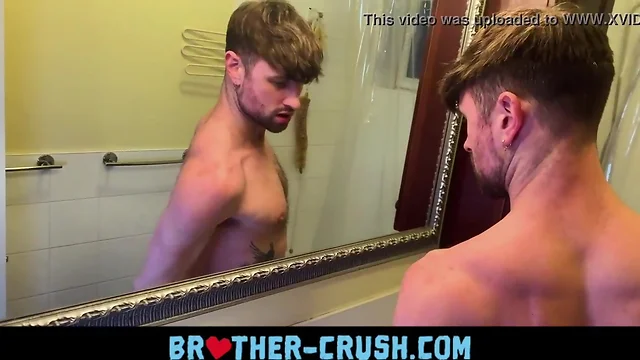 Hard penis in and out of brother's warm gaping hole brother-crush.com