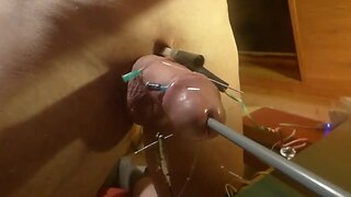 Cbt needles dick electro zoom pov