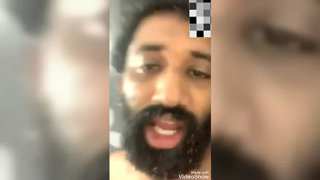 Indian beard chocolate penis spunk in shower