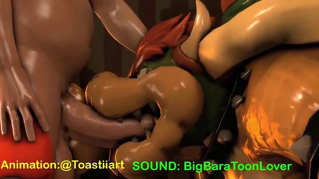 Over 3 minutes of bowser porn w/ sound