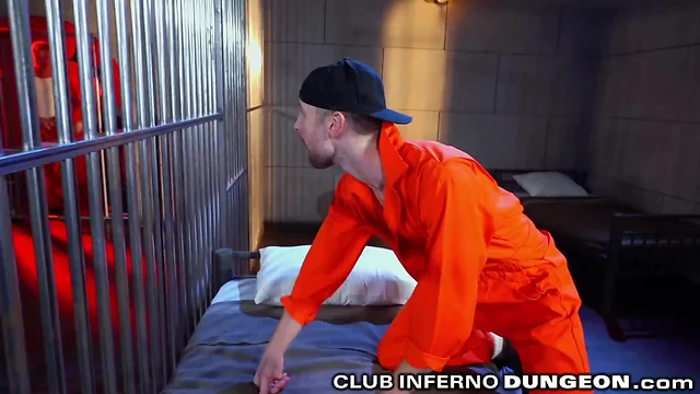 Clubinferno b. inmate fists his lockup yard bitch