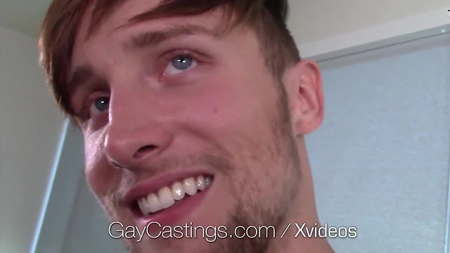 Gaycastings bearded newcomer hammered with facial