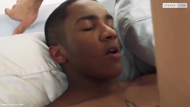 Twinks Moan in Pleasure: Anal Fucking with a Big Black Cock