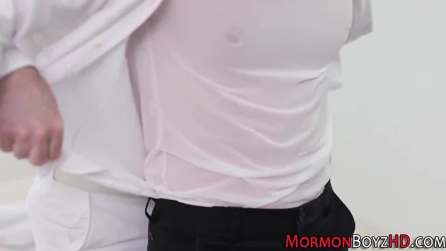 Mormon Bear`s Hot Taboo Scene: Old vs Young, Bareback, Cumshot