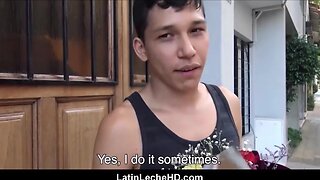 Paid in Cash for a Steamy Latin Blowjob: Straight Spanish Twink POV